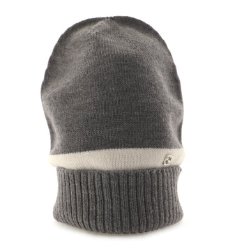 Gucci Interlocking G Striped Beanie Wool