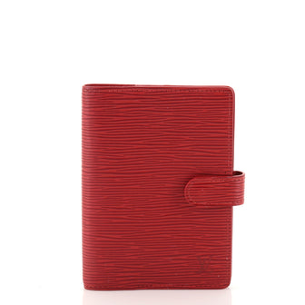 Louis Vuitton Ring Agenda Cover Epi Leather PM