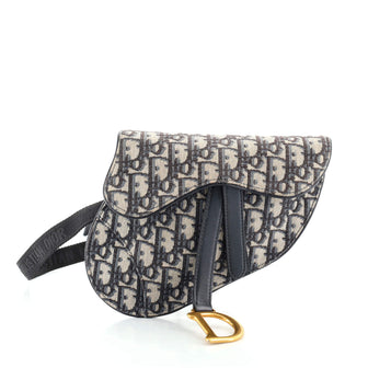 Christian Dior Saddle Belt Bag Oblique Canvas