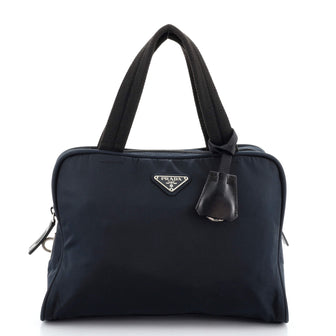Prada Zip Around Bauletto Bag Tessuto Medium
