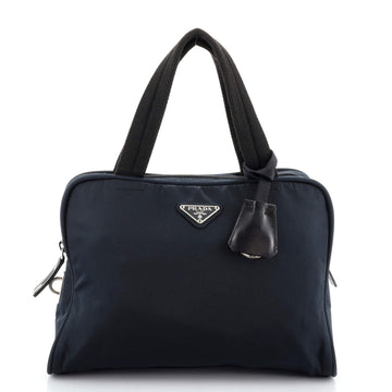 Prada Zip Around Bauletto Bag Tessuto Medium