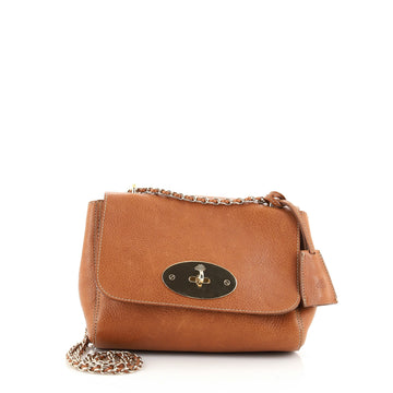 Mulberry Lily Chain Flap Bag Leather Small