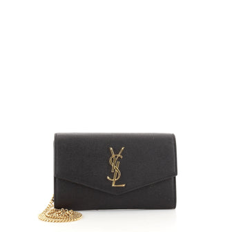 Saint Laurent Uptown Chain Wallet Leather