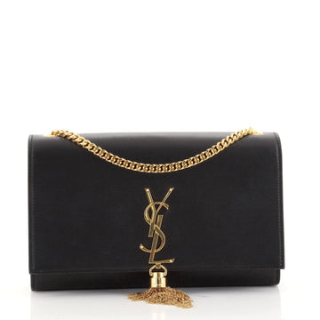 Saint Laurent Classic Monogram Tassel Crossbody Bag Leather Medium