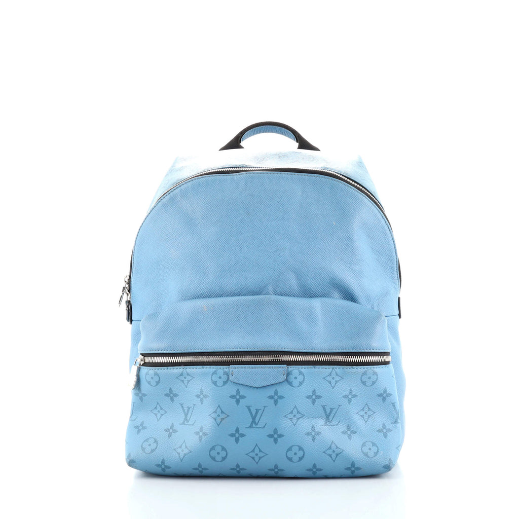 Louis Vuitton Discovery Backpack Monogram Taigarama PM Blue 944511