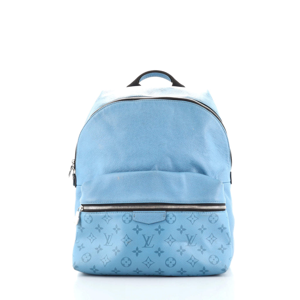 lime green louis vuitton backpack Louis Vuitton Discovery Backpack Monogram Taigarama PM Blue 944511