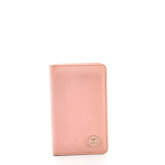 Chanel CC Button Bi-Fold Card Case Leather