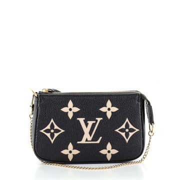 Louis Vuitton Pochette Accessoires Bicolor Monogram Empreinte Giant Mini