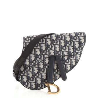 Christian Dior Saddle Belt Bag Oblique Canvas