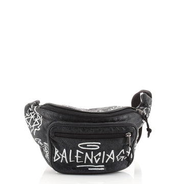 Balenciaga Graffiti Explorer Belt Bag Leather Medium