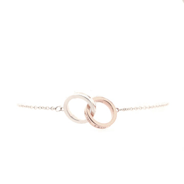 Tiffany & Co. 1837 Interlocking Circles Chain Bracelet 18K Rose Gold