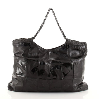 Chanel Brooklyn Tote Leather Patchwork Large