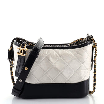 Chanel Gabrielle Hobo Quilted Aged Calfskin Small