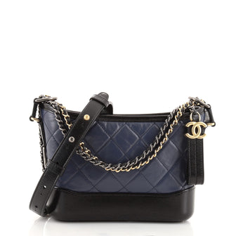 Chanel Gabrielle Hobo Quilted Aged Calfskin Small
