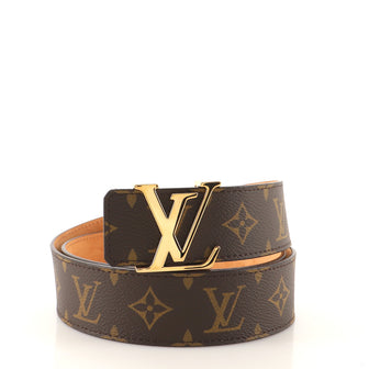 Louis Vuitton LV Initiales Belt Monogram Canvas Wide