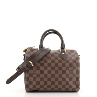 Louis Vuitton Speedy Bandouliere Bag Damier 25