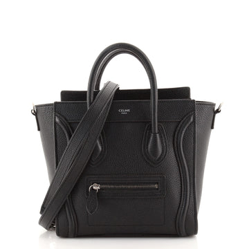 Celine Luggage Bag Grainy Leather Nano