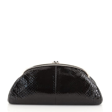 Chanel Timeless Clutch Glazed Python