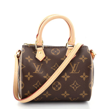 Louis Vuitton Speedy Bandouliere Bag Monogram Canvas Nano