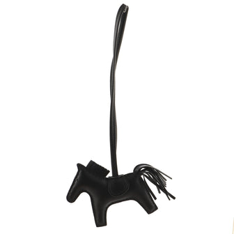 Hermes So Black GriGri Rodeo Bag Charm Leather PM