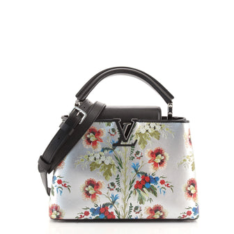 Louis Vuitton Capucines Bag Limited Edition Romantic Floral Calfskin BB