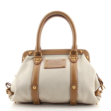Louis Vuitton Sac De Nuit Trianon Handbag Toile and Leather GM