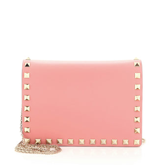 Valentino Rockstud Pouch Crossbody Bag Leather Mini
