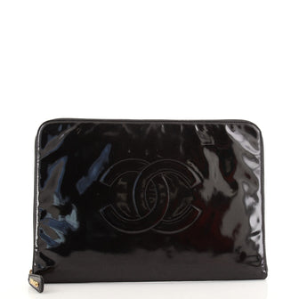 Chanel Timeless Zip Around Portfolio Patent Large