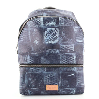 Louis Vuitton Discovery Backpack Damier Salt Canvas PM Blue 2089961