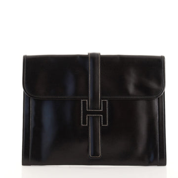 Hermes Jige Clutch Box Calf GM