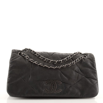 Chanel Glint Flap Bag Iridescent Calfskin East West