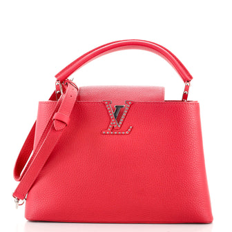 Louis Vuitton Capucines Bag Studded Leather PM
