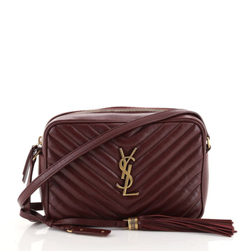 Saint Laurent Lou Camera Bag Matelasse Chevron Leather Small
