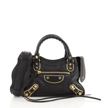 Balenciaga City Classic Metallic Edge Bag Leather Mini