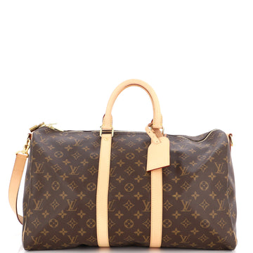 Louis Vuitton Keepall Bandouliere Bag Monogram Canvas 45