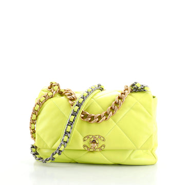 Chanel 19 Flap Bag Quilted Lambskin Large
