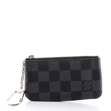 Louis Vuitton Key Pouch Damier Graphite