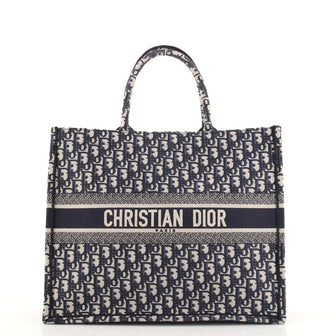 Christian Dior Book Tote Oblique Canvas