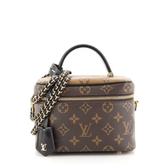 Louis Vuitton Vanity Handbag Reverse Monogram Canvas PM