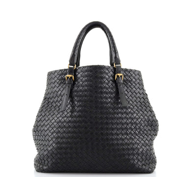Bottega Veneta Belted Snap Tote Intrecciato Nappa Medium