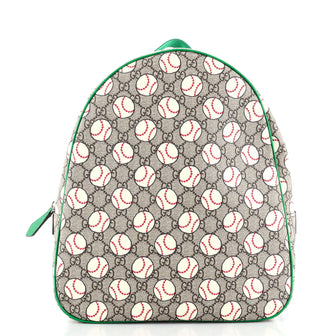 Gucci Children's Zip Backpack Printed GG Coated Canvas Small