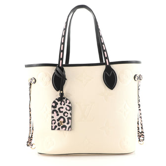 Louis Vuitton Neverfull NM Tote Wild at Heart Monogram Empreinte Giant MM