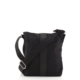 Hermes Acapulco Messenger Toile with Leather Medium