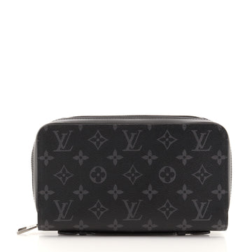 Louis Vuitton Zippy Wallet Monogram Eclipse Canvas XL