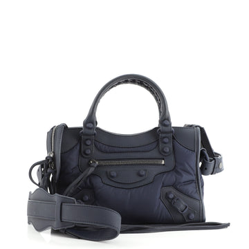 Balenciaga City Classic Studs Bag Nylon Mini