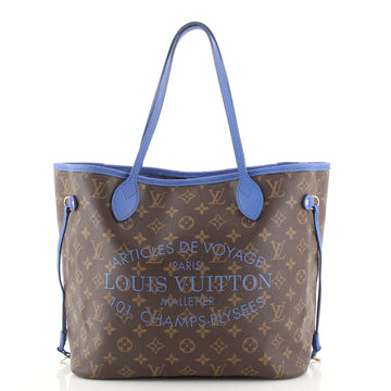 Louis Vuitton Neverfull Tote Limited Edition Ikat Monogram Canvas MM