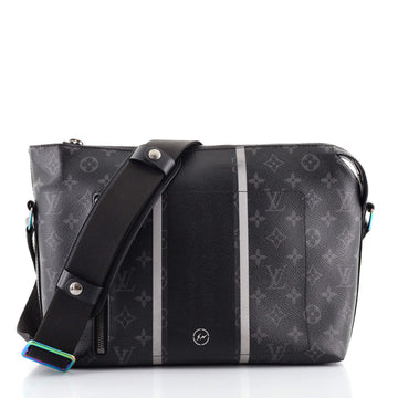 Louis Vuitton Discovery Messenger Bag Flash Fragment Monogram Eclipse Canvas PM