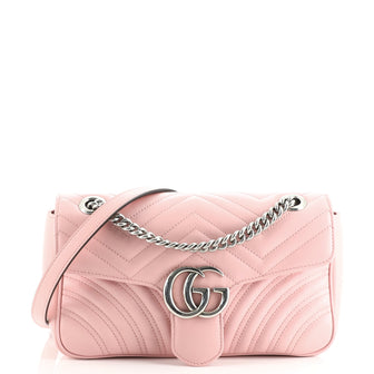 Gucci GG Marmont Flap Bag Matelasse Leather Small