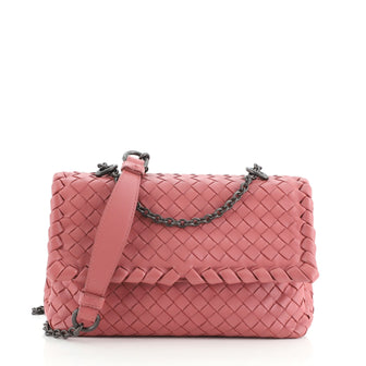 Bottega Veneta Olimpia Crossbody Bag Intrecciato Nappa Baby