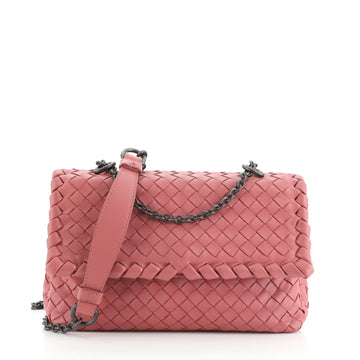 Bottega Veneta Olimpia Crossbody Bag Intrecciato Nappa Baby
